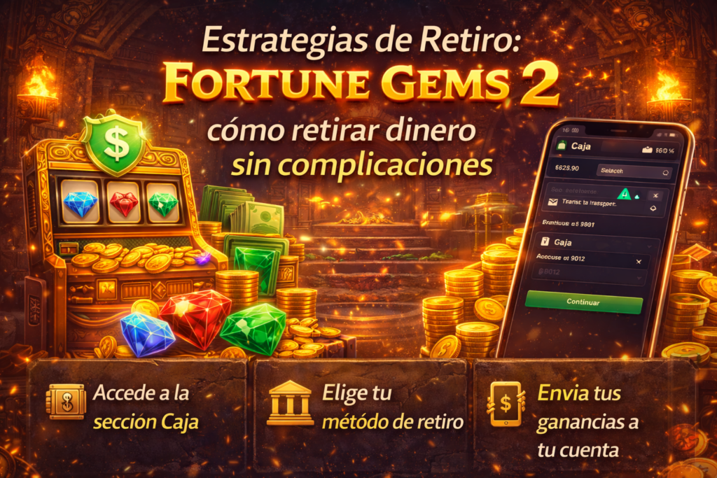 Estrategias de Retiro: Fortune Gems 2 como retirar dinero sin complicaciones